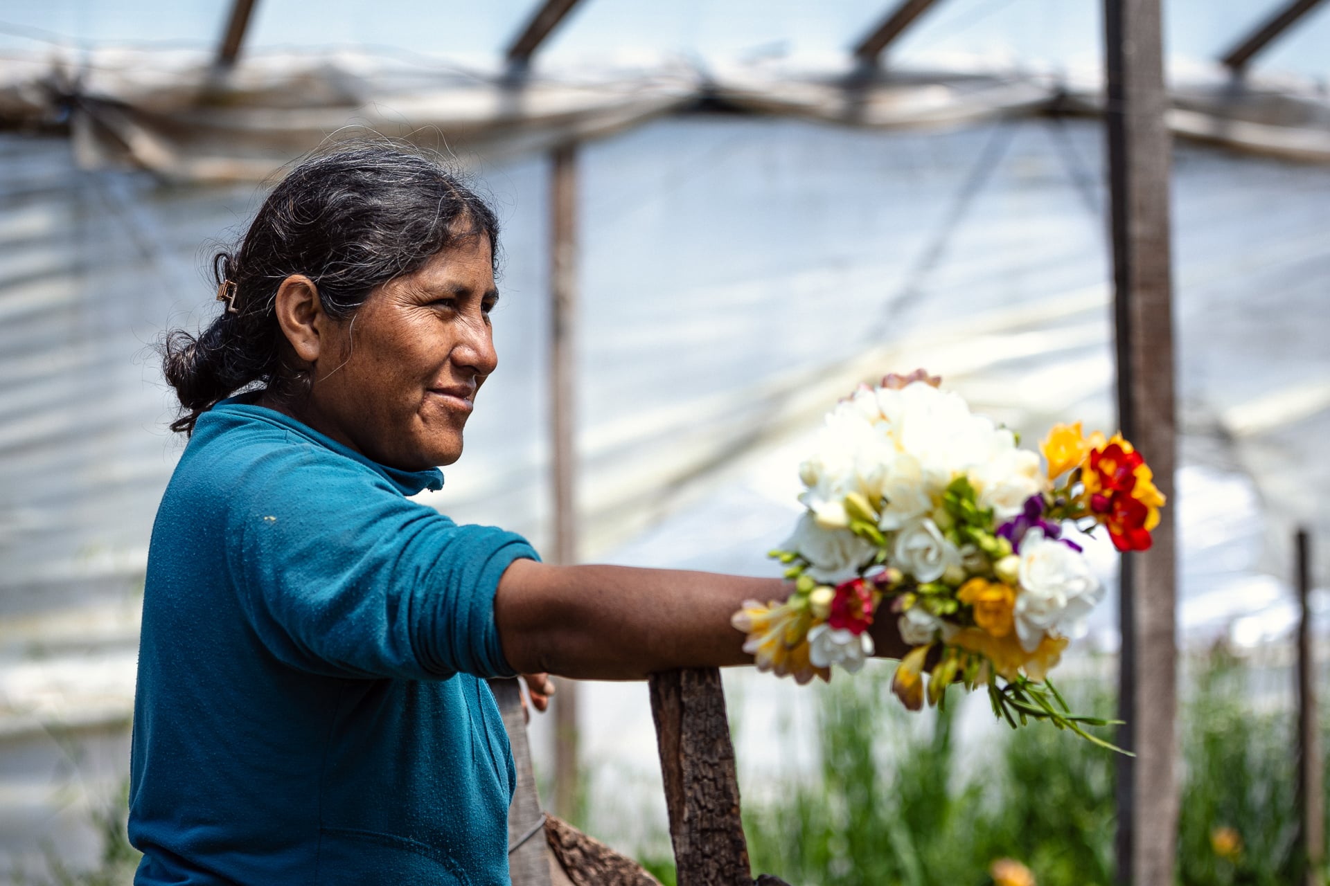 Mil máquinas jamás podrán hacer una flor  