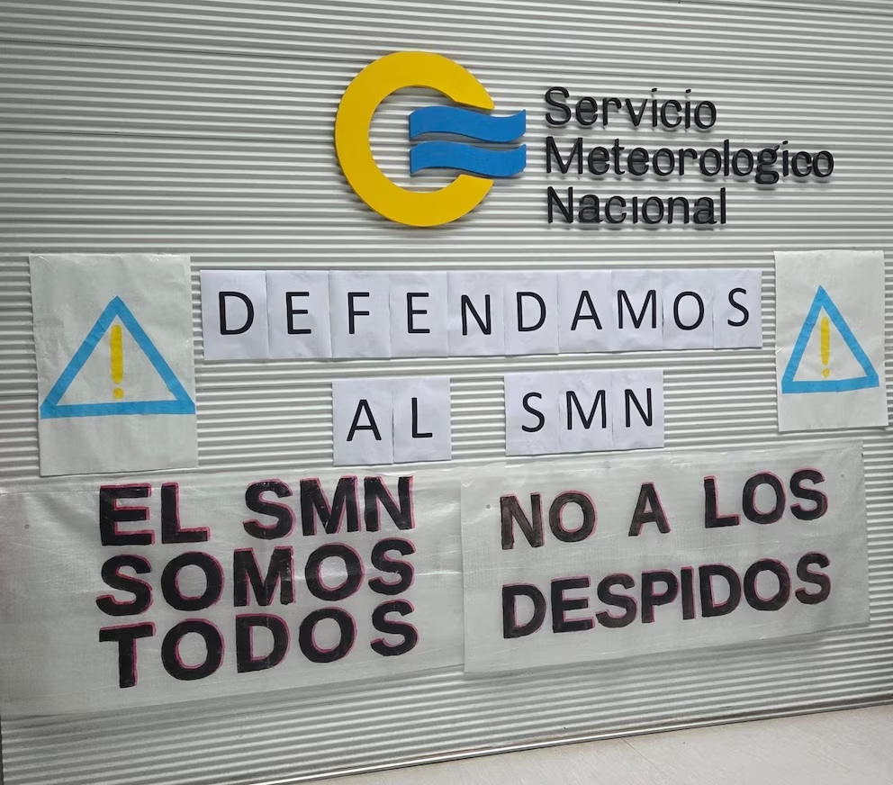 ALERTA EN EL SERVICIO METEOROLÓGICO NACIONAL