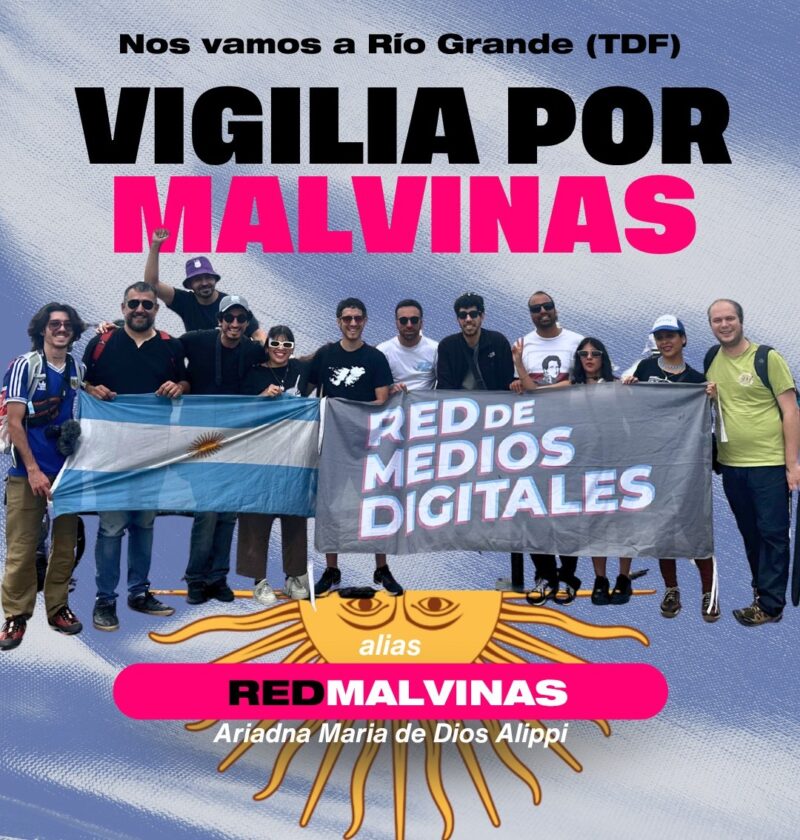 La Red de Medios viaja a Tierra del Fuego para cubrir la histórica Vigilia por Malvinas
